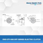 5103-271-006-SFP-Series-Electro-Clutch-Clutch&Brake-Warnerelectricparts-Shaft-Mounted-Diagram