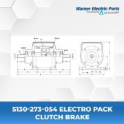5130-273-054-Warnerelectricparts-EP-Series-Electro-Pack-Clutch-Brake-Diagram