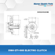 5180-271-005-Electro-Clutch-Clutch&Brake-Warnerelectricparts-Foot-Mounted-Clutches&Brakes-EC-Series-Diagram
