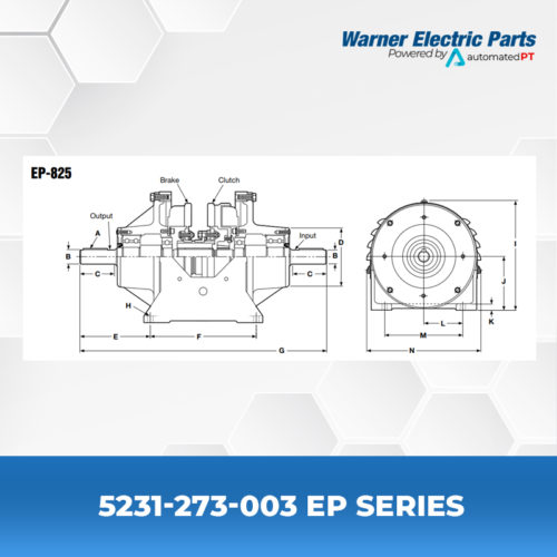 5231-273-003-Warnerelectricparts-EP-Series-Electro-Pack-Series-Diagram