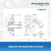 5283-271-011-Electro-Clutch-Clutch&Brake-Warnerelectricparts-Foot-Mounted-Clutches&Brakes-EC-Series-Diagram
