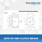 5370-271-050-Clutch&Brake-Warnerelectricparts-EUM-Series-EUM-Enclosed-Module-Diagram