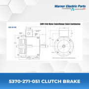 5370-271-051-Clutch&Brake-Warnerelectricparts-EUM-Series-EUM-Enclosed-Module-Diagram