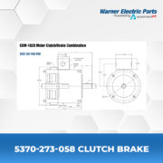 5370-273-058-Clutch&Brake-Warnerelectricparts-EUM-Series-EUM-Enclosed-Module-Diagram