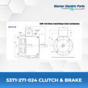 5371-271-024-Clutch&Brake-Warnerelectricparts-EUM-Series-EUM-Enclosed-Module-Diagram