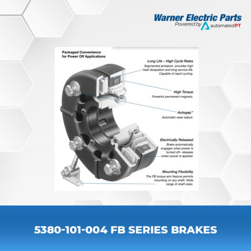 5380-101-004-FB-Series-Brakes-Clutch&Brake-Warnerelectricparts-FB-Series-FB-Electrically-Released-Drawing