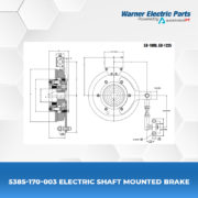 5385-170-003-Electric-Shaft-Mounted-Brake-Clutch&Brake-Warnerelectricparts-Shaft-Mounted-Diagram