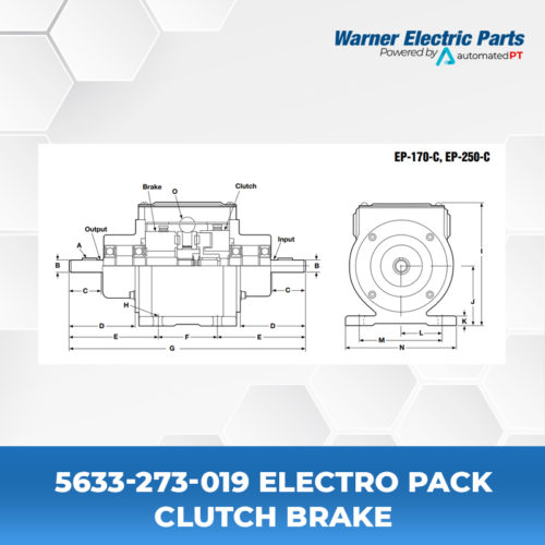 5633-273-019-Warnerelectricparts-EP-Series-Electro-Pack-Clutch-Brake-Diagram