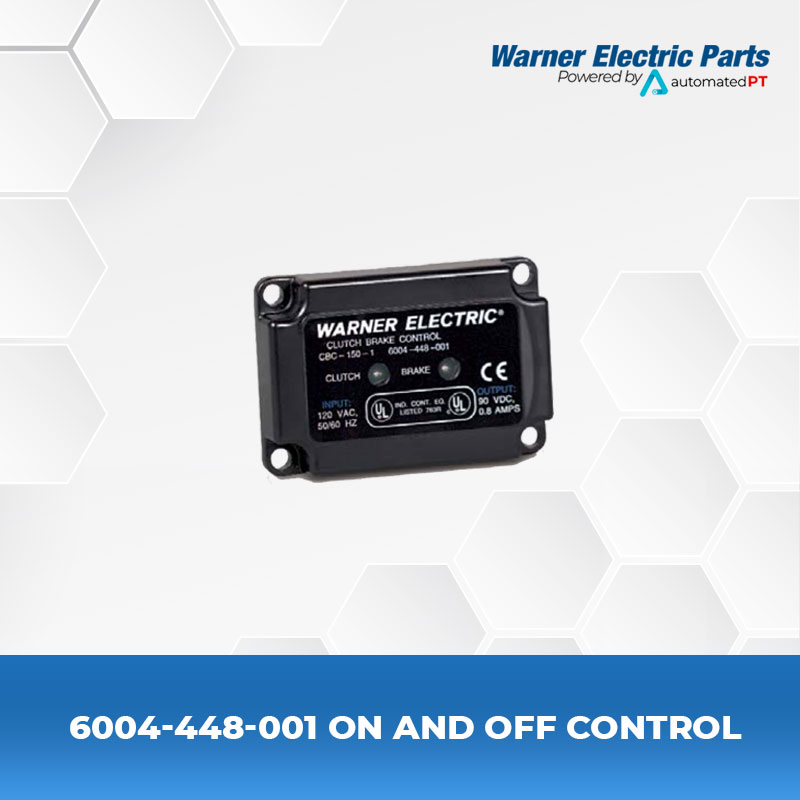 Warner Electric Clutch/Brake Control 90Vdc 120Vac 