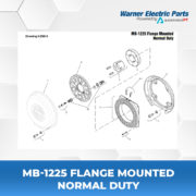MB-1225-Flange-Mounted-Normal-Duty-Warnerelectricparts-Customdesign-MBSeries-Drawing