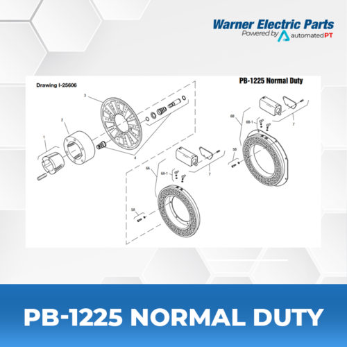 PB-1225-Normal-Duty-Warnerelectricparts-Customdesign-PBSeries-Drawing