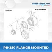 PB-250-Flange-Mounted-Warnerelectricparts-Customdesign-PBSeries-Drawing