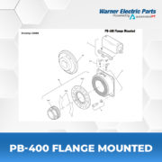 PB-400-Flange-Mounted-Warnerelectricparts-Customdesign-PBSeries-Drawing
