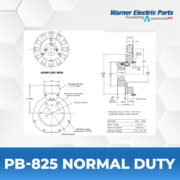 PB-825-Normal-Duty-Warnerelectricparts-Customdesign-PBSeries-Diagram