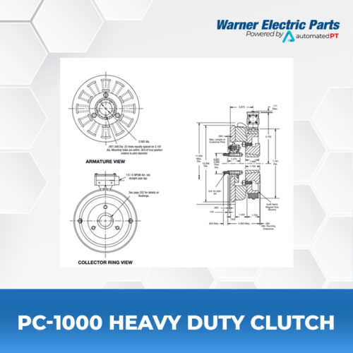 PC-1000-Heavy-Duty-Clutch-Warnerelectricparts-Customdesign-PCSeries-Diagram