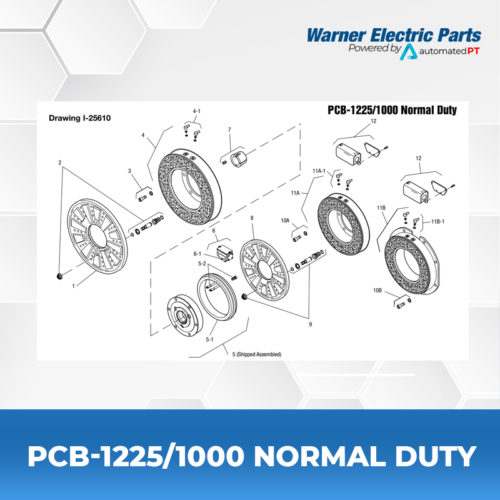 PCB-1225-1000-Normal-Duty-Warnerelectricparts-Customdesign-PCBSeries-Drawing