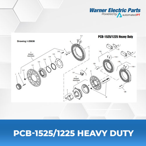 PCB-1525-1225-Heavy-Duty-Warnerelectricparts-Customdesign-PCBSeries-Drawing