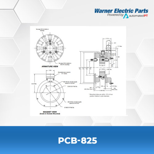PCB-825-Warnerelectricparts-Customdesign-PCBSeries-Diagram