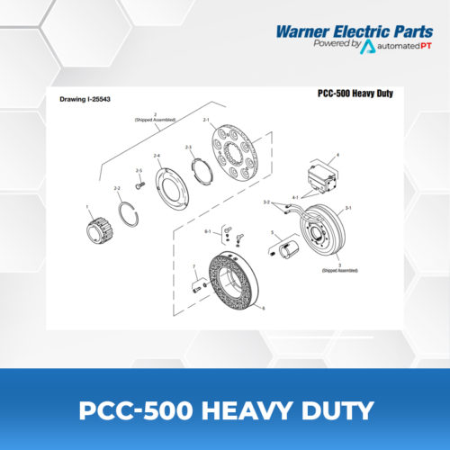 PCC-500-Heavy-Duty-Warnerelectricparts-Customdesign-PCCSeries-Drawing