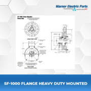 SF-1000-Flange-Heavy-Duty-Mounted-Warnerelectricparts-Customdesign-SFSeries-Diagram