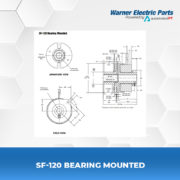 SF-120-Bearing-Mounted-Warnerelectricparts-Customdesign-SFSeries-Diagram