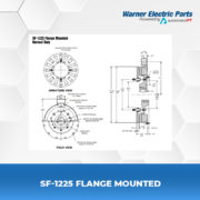 SF-1225-Flange-Mounted-Warnerelectricparts-Customdesign-SFSeries-Diagram