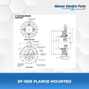 SF-1525-Flange-Mounted-Warnerelectricparts-Customdesign-SFSeries-Diagram