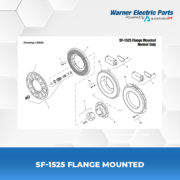 SF-1525-Flange-Mounted-Warnerelectricparts-Customdesign-SFSeries-Drawing