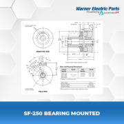 SF-250-Bearing-Mounted-Warnerelectricparts-Customdesign-SFSeries-Diagram