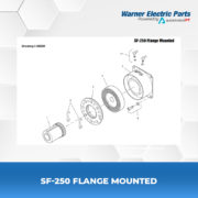 SF-250-Flange-Mounted-Warnerelectricparts-Customdesign-SFSeries-Drawing
