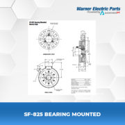 SF-825-Bearing-Mounted-Warnerelectricparts-Customdesign-SFSeries-Diagram