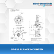 SF-825-Flange-Mounted-Warnerelectricparts-Customdesign-SFSeries-Diagram
