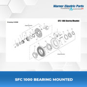 SFC-1000-Bearing-Mounted-Warnerelectricparts-Customdesign-SFCSeries-Drawing