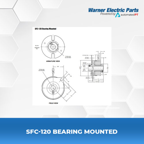 SFC-120-Bearing-Mounted-Warnerelectricparts-Customdesign-SFCSeries-Diagram