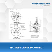 SFC-1525-Flange-Mounted-Warnerelectricparts-Customdesign-SFCSeries-Diagram