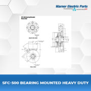 SFC-500-Bearing-Mounted-Heavy-DutyWarnerelectricparts-Customdesign-SFCSeries-Diagram