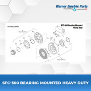 SFC-500-Bearing-Mounted-Heavy-DutyWarnerelectricparts-Customdesign-SFCSeries-Drawing