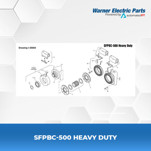 SFPBC-500-Heavy-Duty-Warnerelectricparts-Customdesign-SFPBCSeries-Drawing