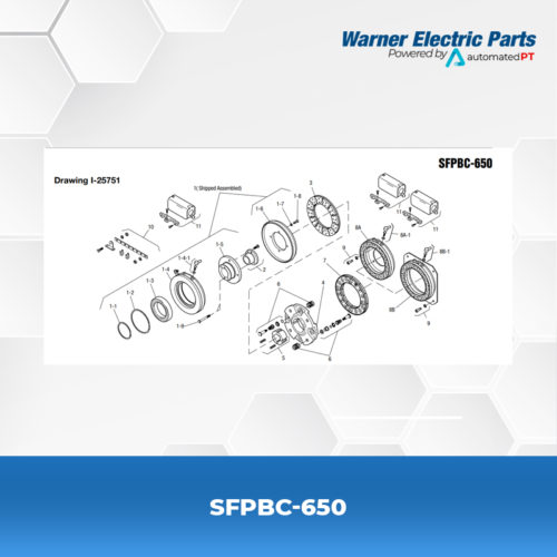 SFPBC-650-Warnerelectricparts-Customdesign-SFPBCSeries-Drawing